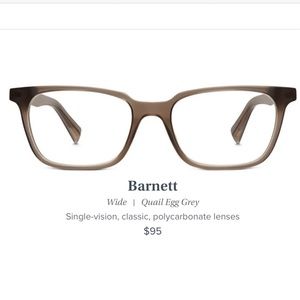Warby Parker Barnett Glasses in Quail Egg Gray